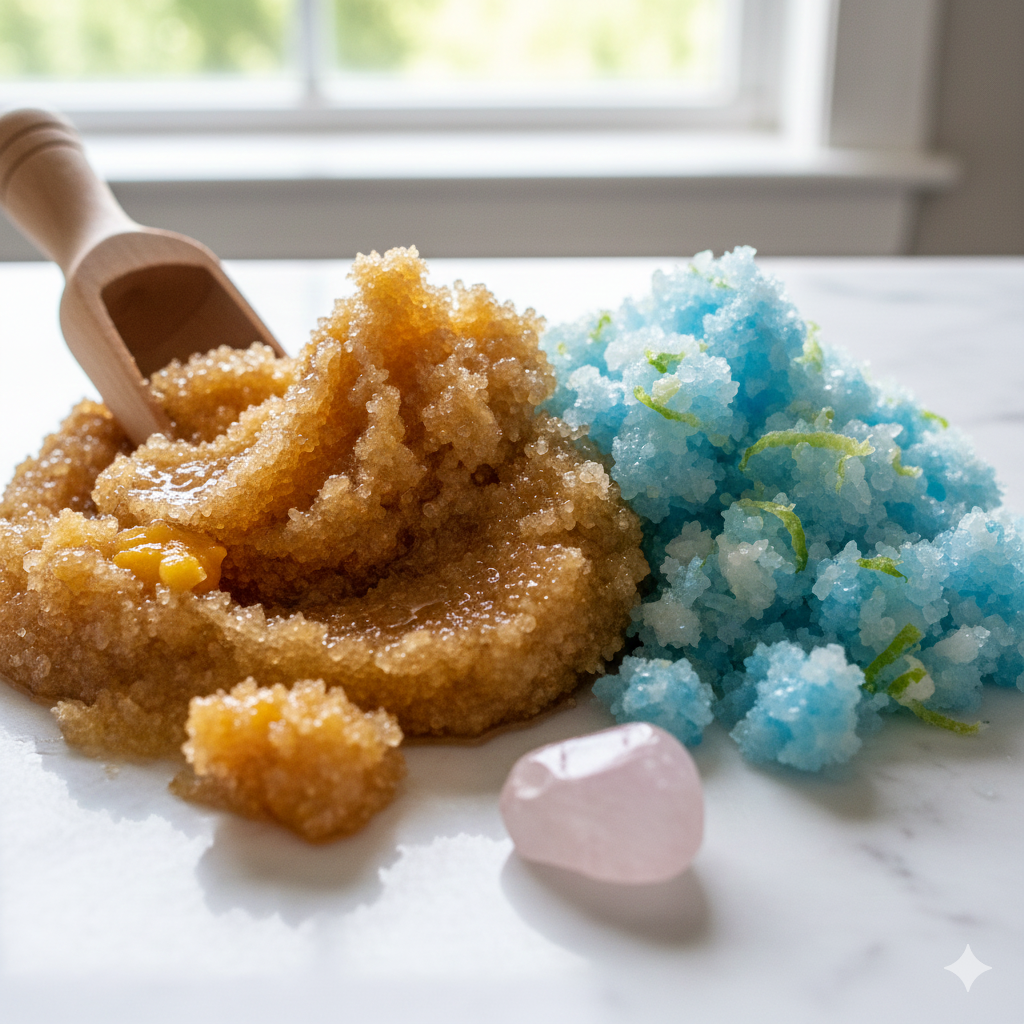 Body Scrubs Comparison - Tree Hut, Bath & Body Works, Lush